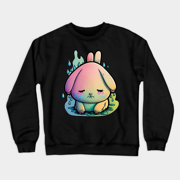 I just want to go home Crewneck Sweatshirt by Depressed Bunny